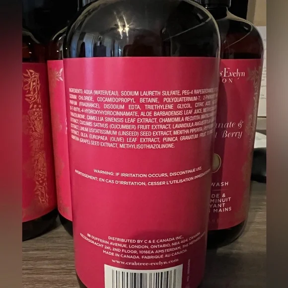Crabtree & Evelyn London Pomegranate & Midnight Berry Hand Wash